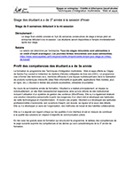 Aperç du pdf des compétences de nos étudiants 